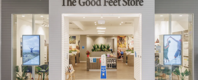 Storefront of newly opened Good Feet Store location